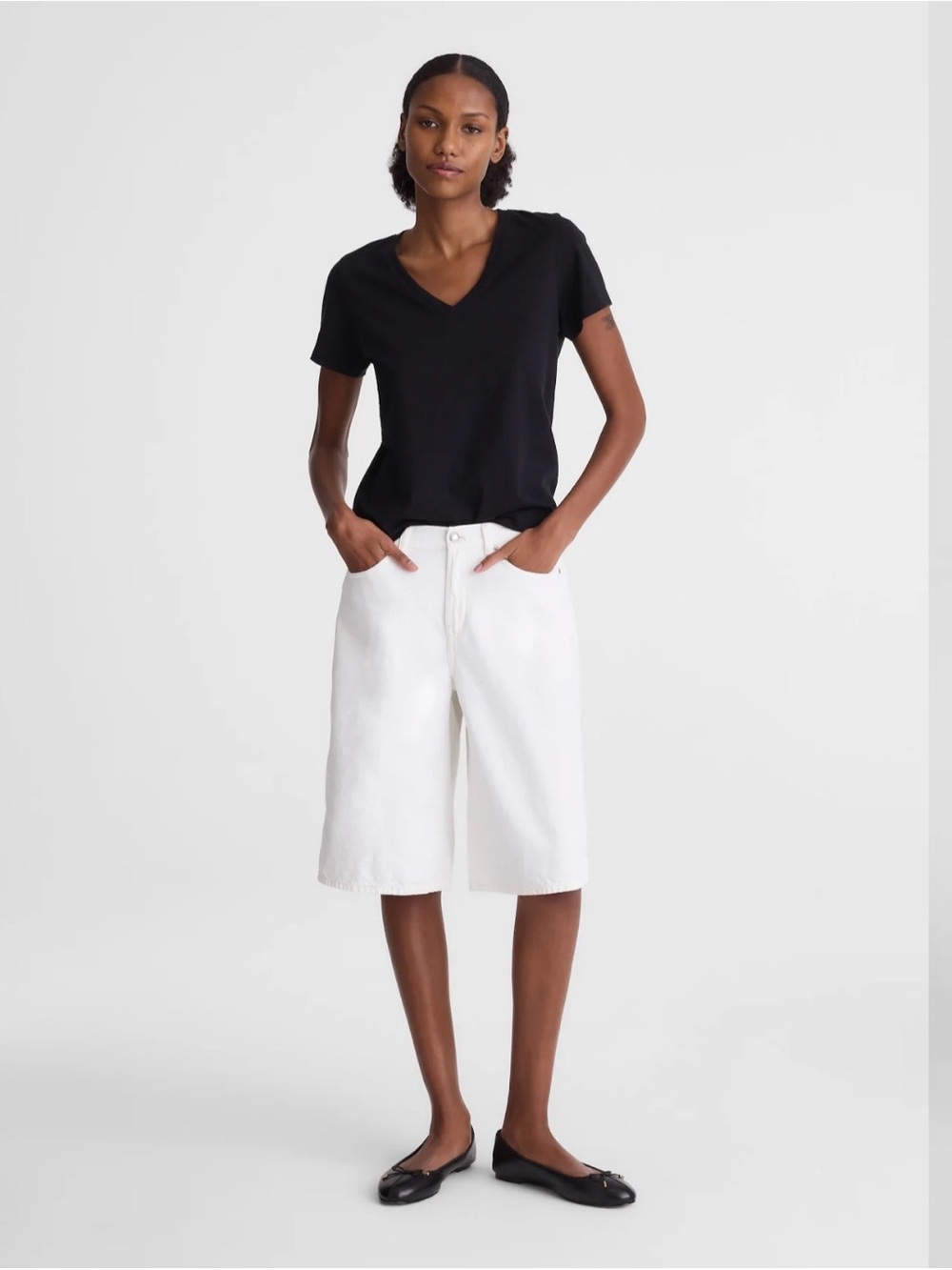 Madewell The V-Waist Bermuda Short size 26